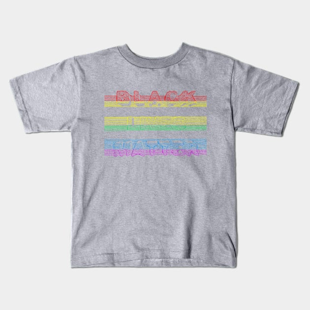 black lives matter Kids T-Shirt by Grapdega